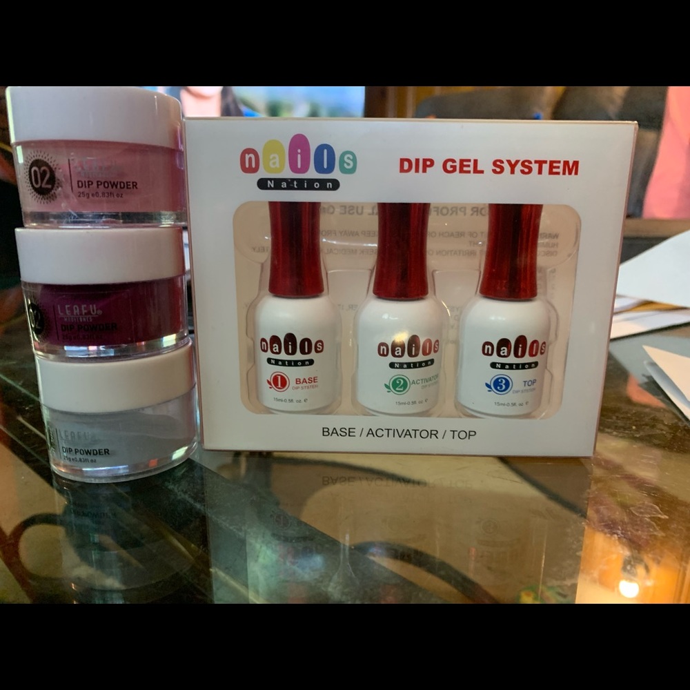 Dipping powder system